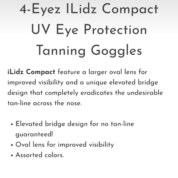 ILIDZ TANNING GOGGLES - Picture 5 of 5